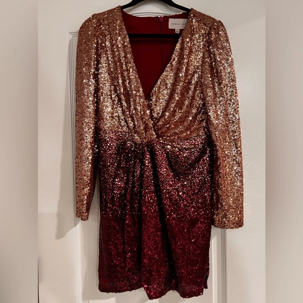 NWT ombré sequin dress. - Picture 1 of 3